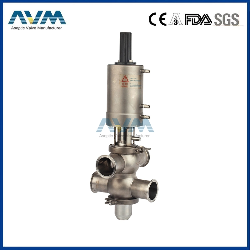 SS316L Pneumatic 53mm Mix-Proof Valve for CIP Recover