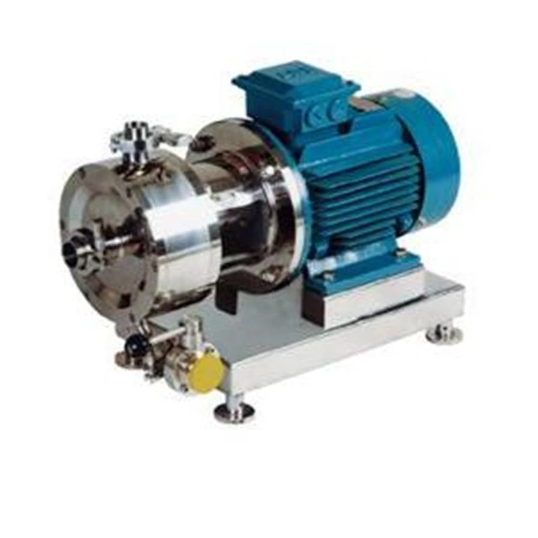 Horizontal Inline High Shear Mixer Pump Homogenizer Pump