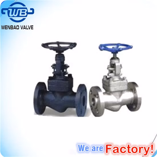 A105 Manuelles Edelstahl-Absperrventil mit geschmiedetem Flansch