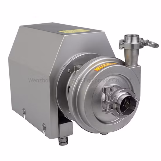 Sanitäre Edelstahl-SS-Molkereimilch-Bierbrau-Lebensmittelqualität, CIP-Preis, hygienische Inox-Bomba-Centrifuga-Tri-Clamp-Kreiselpumpe